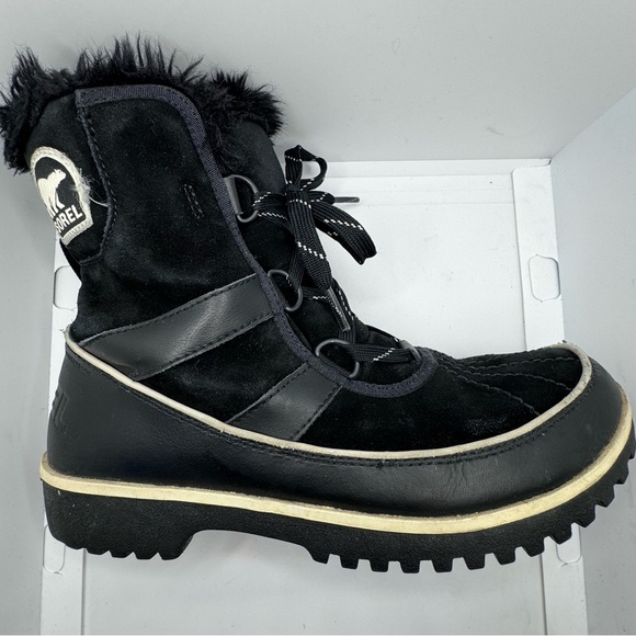 Sorel Tivoli II Waterproof Suede Faux Fur Interior Lace Up Winter Boots - Picture 7 of 11